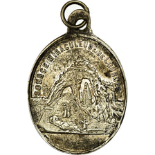 France, Medal, Apparition de la Sainte Vierge dans la Grotte de Lourdes, 1858