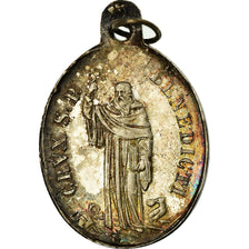 France, Medal, Crux S.P. Benedicti, Religions & beliefs, AU(55-58), Silver