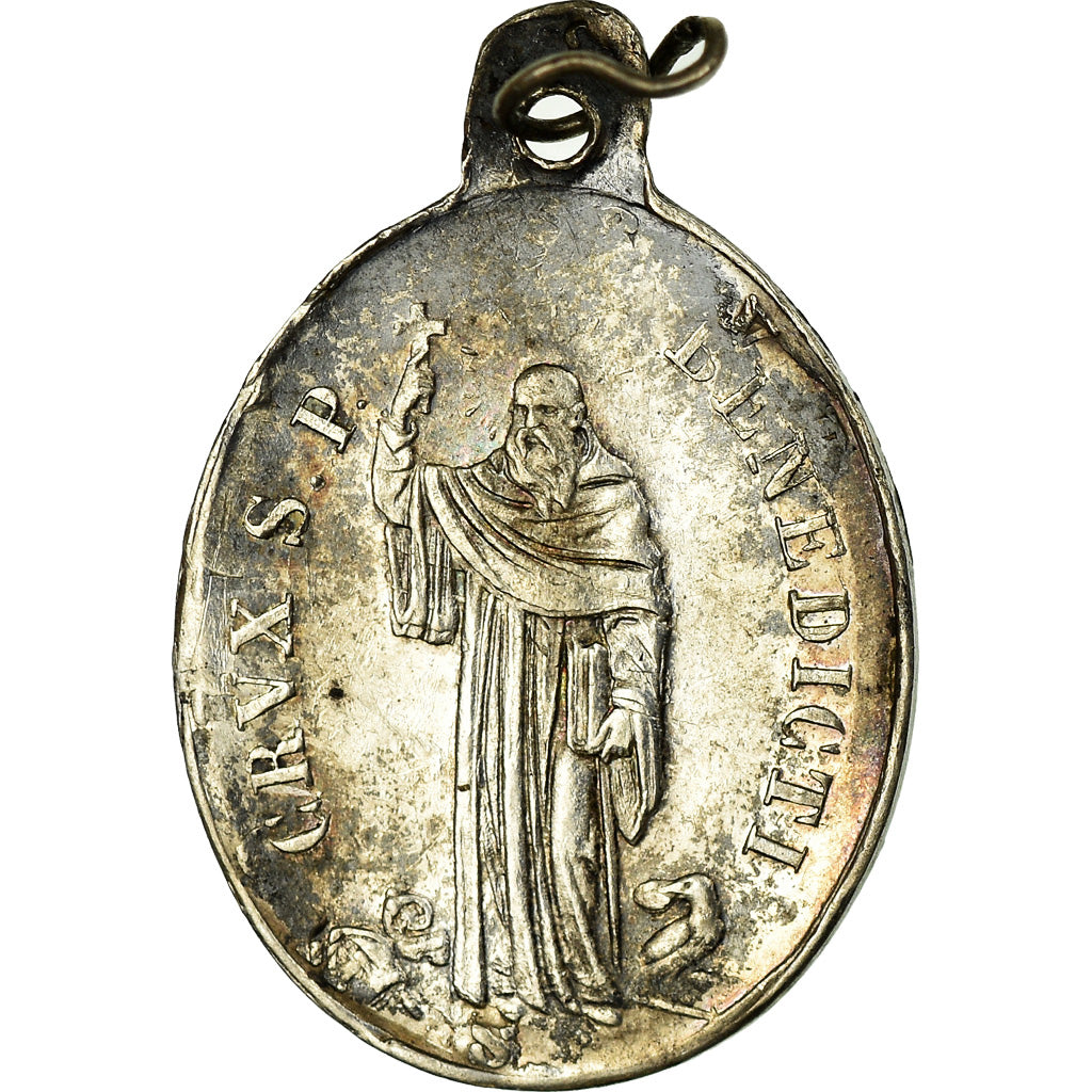 France, Medal, Crux S.P. Benedicti, Religions & beliefs, MS(60-62), Silver