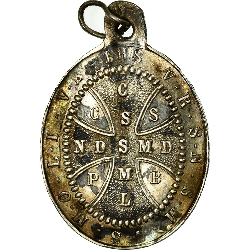 France, Medal, Crux S.P. Benedicti, Religions & beliefs, MS(60-62), Silver