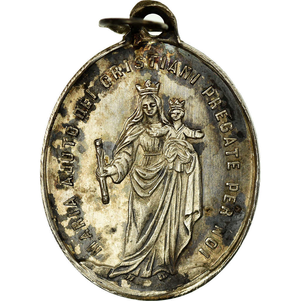 Itália, Medal, Sacro Cuore Di Gesu Abbiate Pieta Di Noi, Crenças e religiões