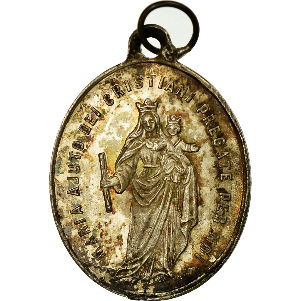 Italien, Medaille, Sacro Cuore Di Gesu Abbiate Pieta Di Noi, Religions &