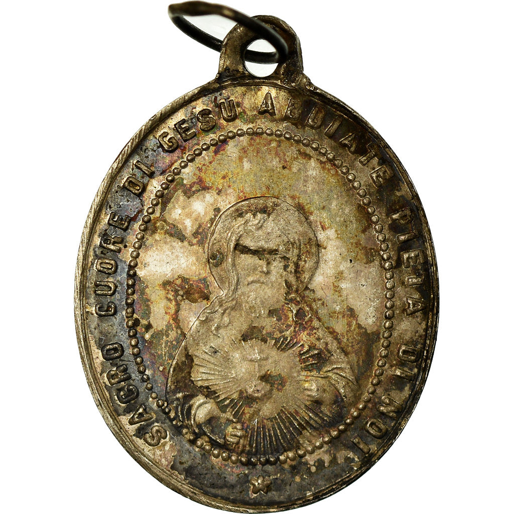 Italia, medalla, Sacro Cuore Di Gesu Abbiate Pieta Di Noi, Religions & beliefs