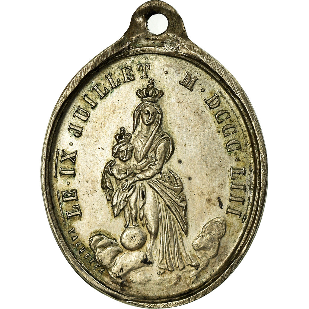 Frankreich, Medaille, Religion, Marie Conçue sans Péché, Religions & beliefs