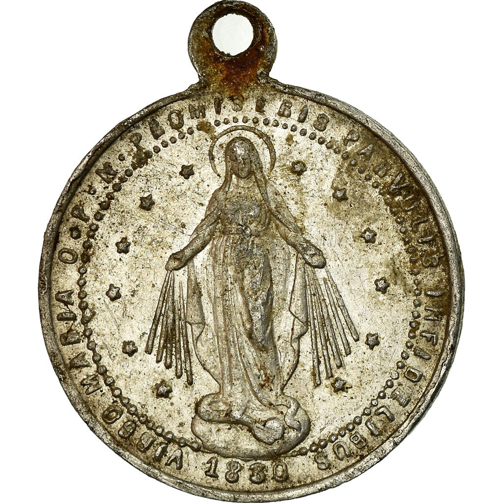 Frankrijk, Medaille, Sainte Enfance, Religions & beliefs, 1830, ZF, Aluminium