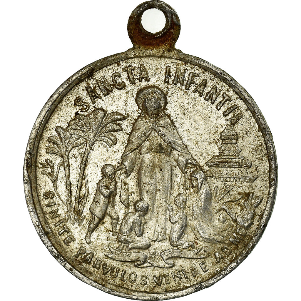 Frankrijk, Medaille, Sainte Enfance, Religions & beliefs, 1830, ZF, Aluminium
