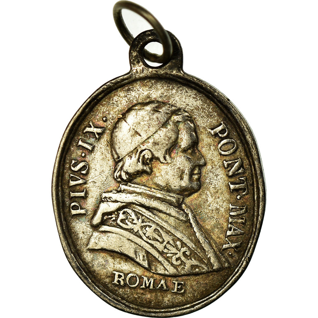 Vatican, Medal, Pie IX, Rome, Religions & beliefs, AU(50-53), Silver