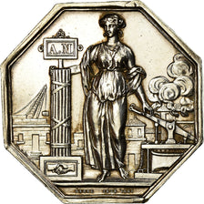 Frankrijk, Token, Insurance, Seine et Oise, Incendie, 1819, Barre, PR, Zilver