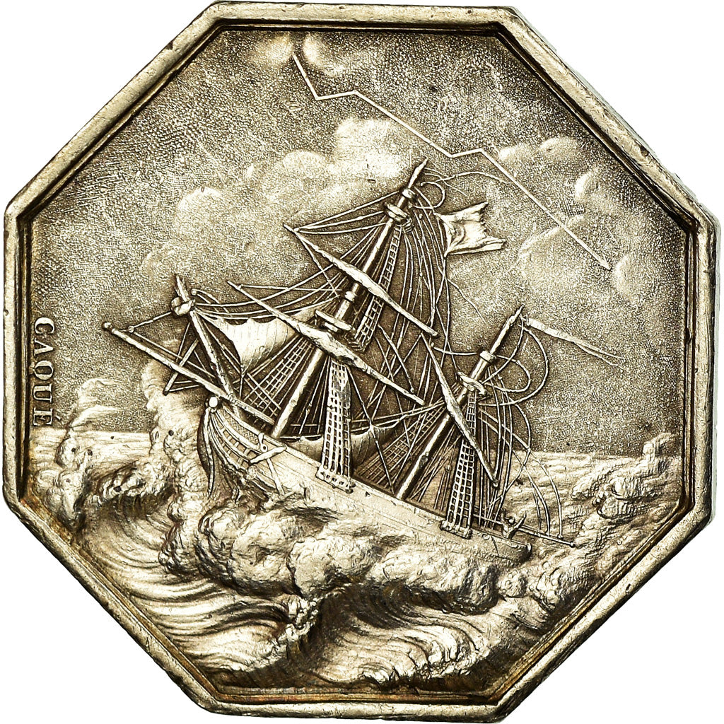 France, Jeton, Insurance, Mélusine, Assurances Maritimes, Caqué, SUP, Argent
