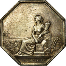 France, Jeton, Insurance, Mutuelle contre La Grêle, Seine-et-Marne, 1829