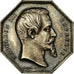 France, Token, Insurance, Napoléon III, Bourse de Paris, Caqué, AU(55-58)