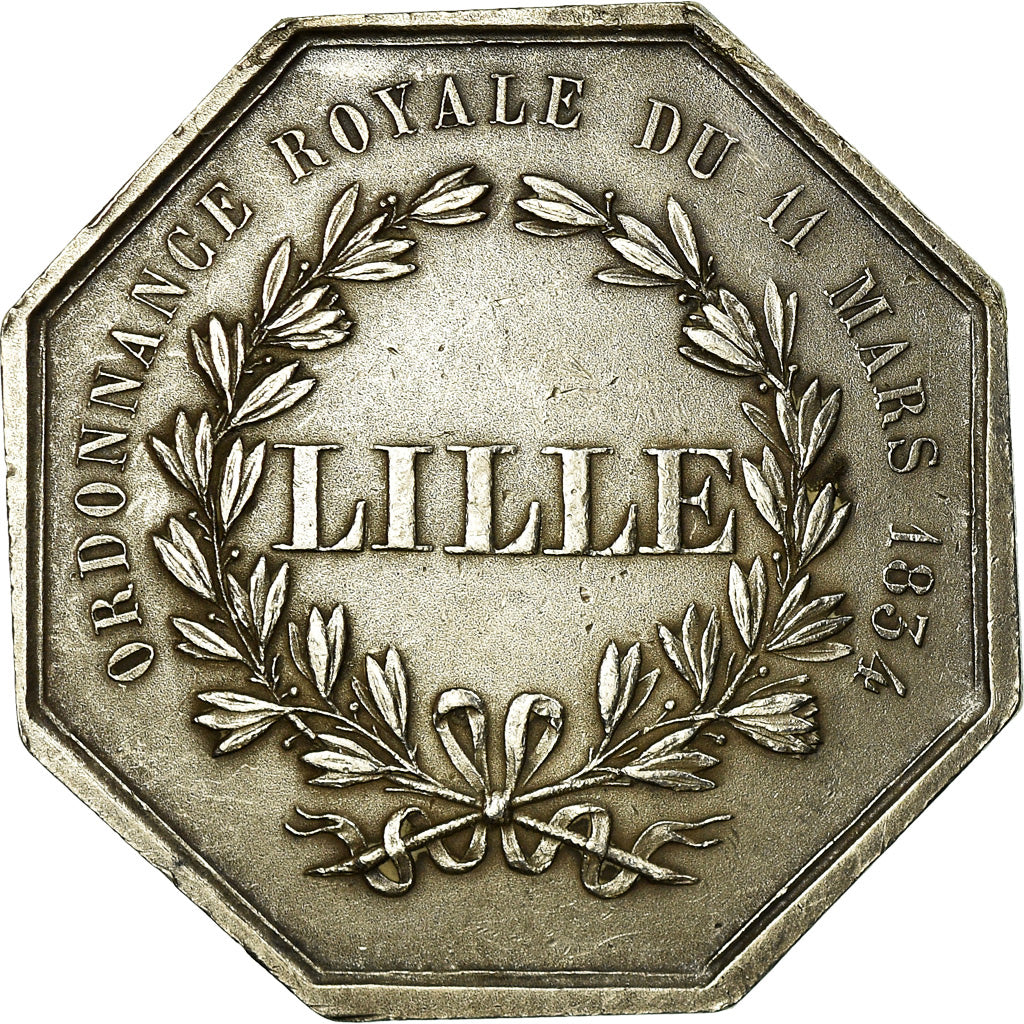 France, Token, Caisse d'épargne et de prévoyance de Lille, AU(55-58), Silver