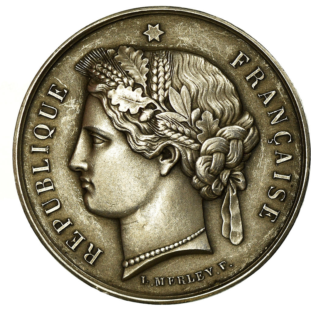 France, Token, Caisse d'Epargne de Lesparre, Merley, MS(63), Silver
