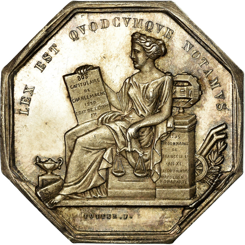 Francja, Token, Notaires de l'Arrondissement de Villefranche, Rhône, Totter