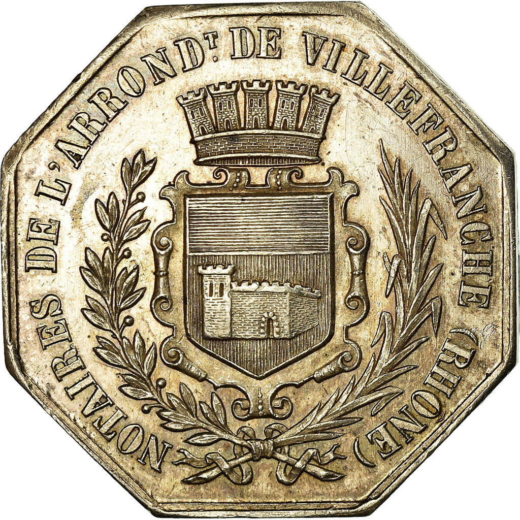 Frankrijk, Token, Notaires de l'Arrondissement de Villefranche, Rhône, Totter