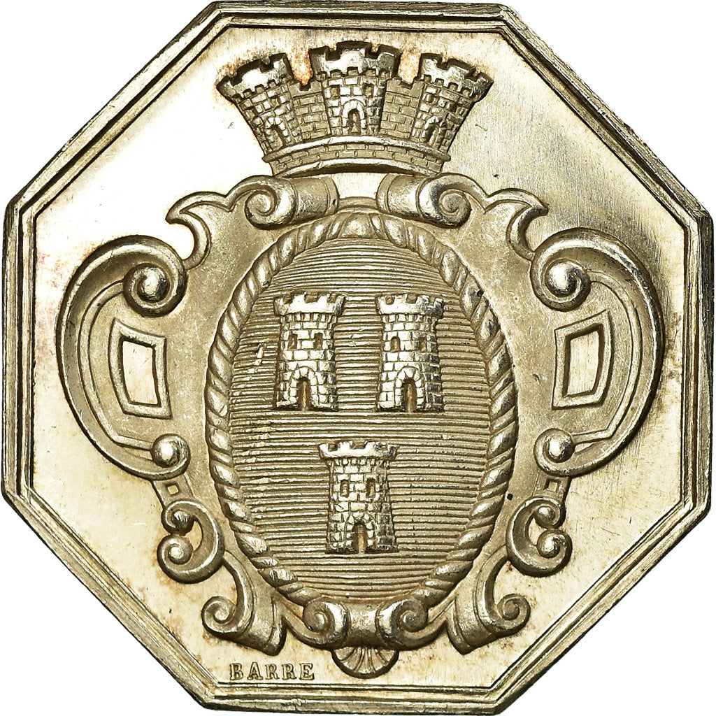 França, Token, Notariado, Notaires de la Ville de Tours, Barre, MS(60-62)