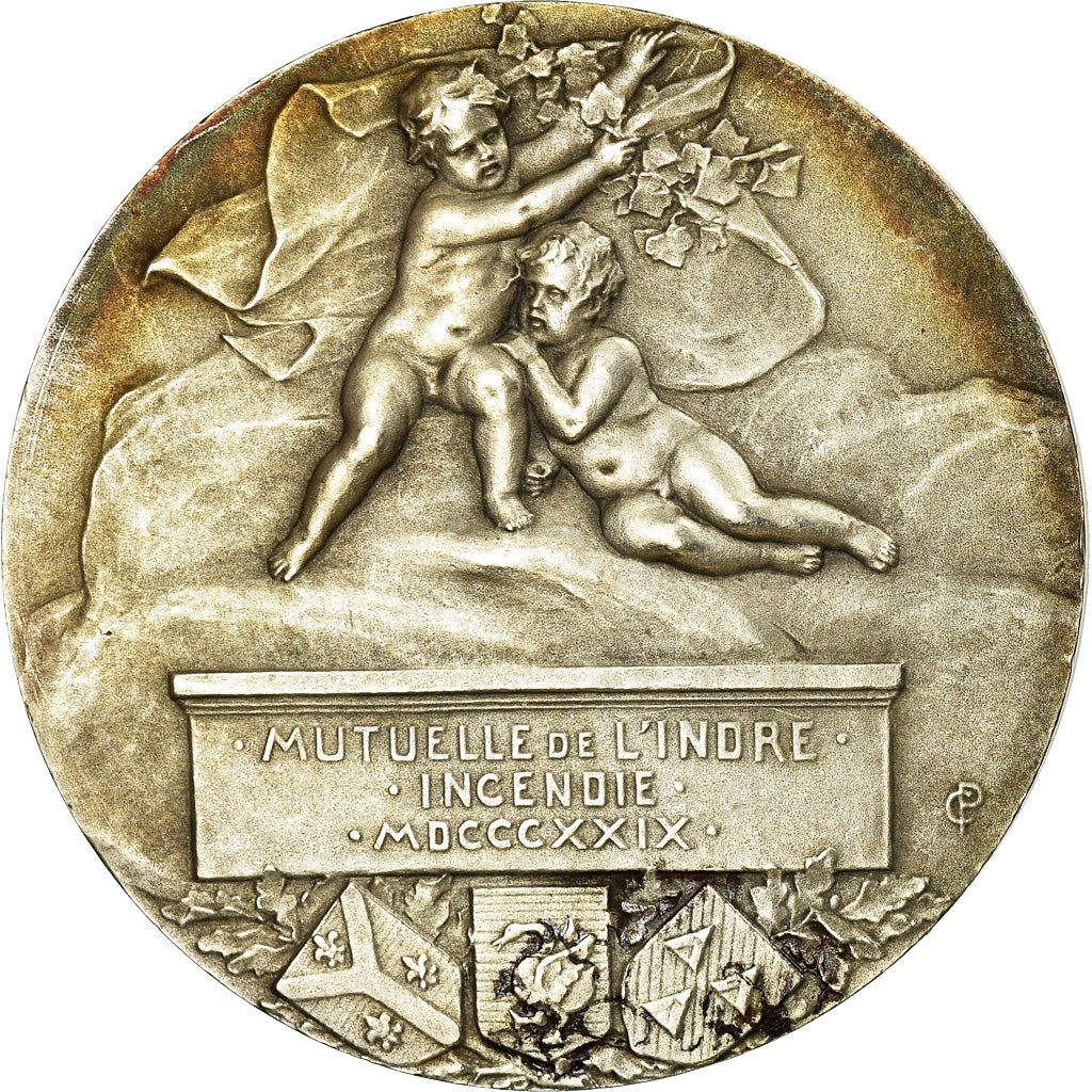 Francia, Token, Insurance, Mutuelle de l'Indre, Incendie, 1829, Pillet, BB+