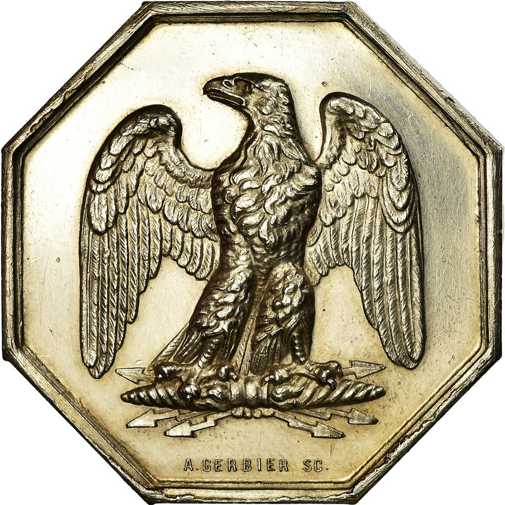 Francja, Token, Ubezpieczenie, L'aigle, Assurances contre l'Incendie, 1843