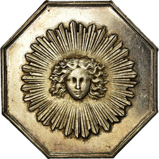 France, Jeton, Insurance, Compagnie du Soleil, Incendie, 1829, TTB, Argent