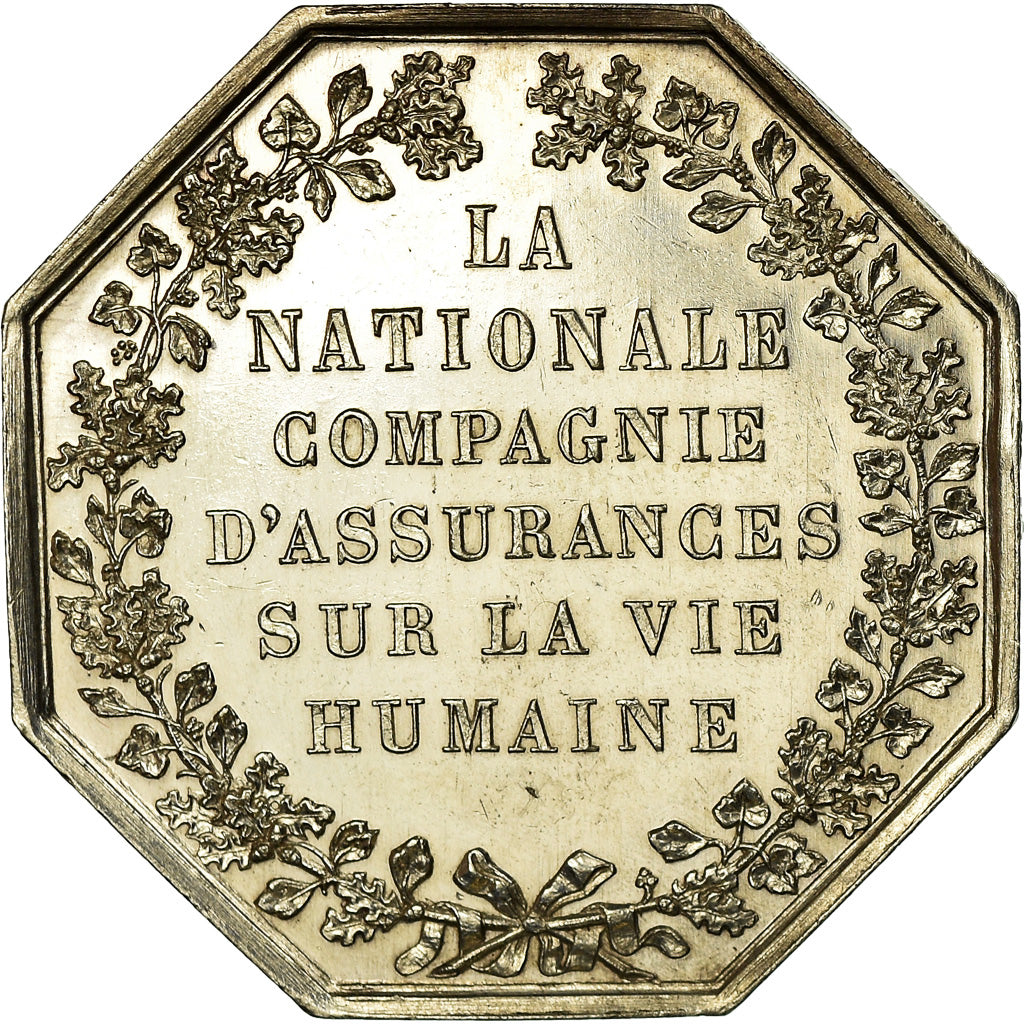 Francia, Token, Insurance, La Nationale, Incendie, 1830, Desnoyers, SPL-