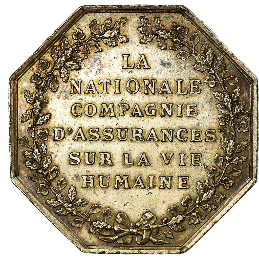 France, Token, Insurance, La Nationale, Incendie, 1830, Desnoyers, AU(55-58)