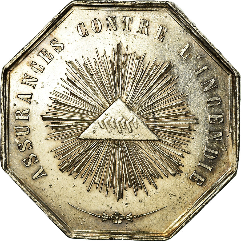 Francia, Token, Insurance, Compagnie la Providence, Incendie, 1838, BB+