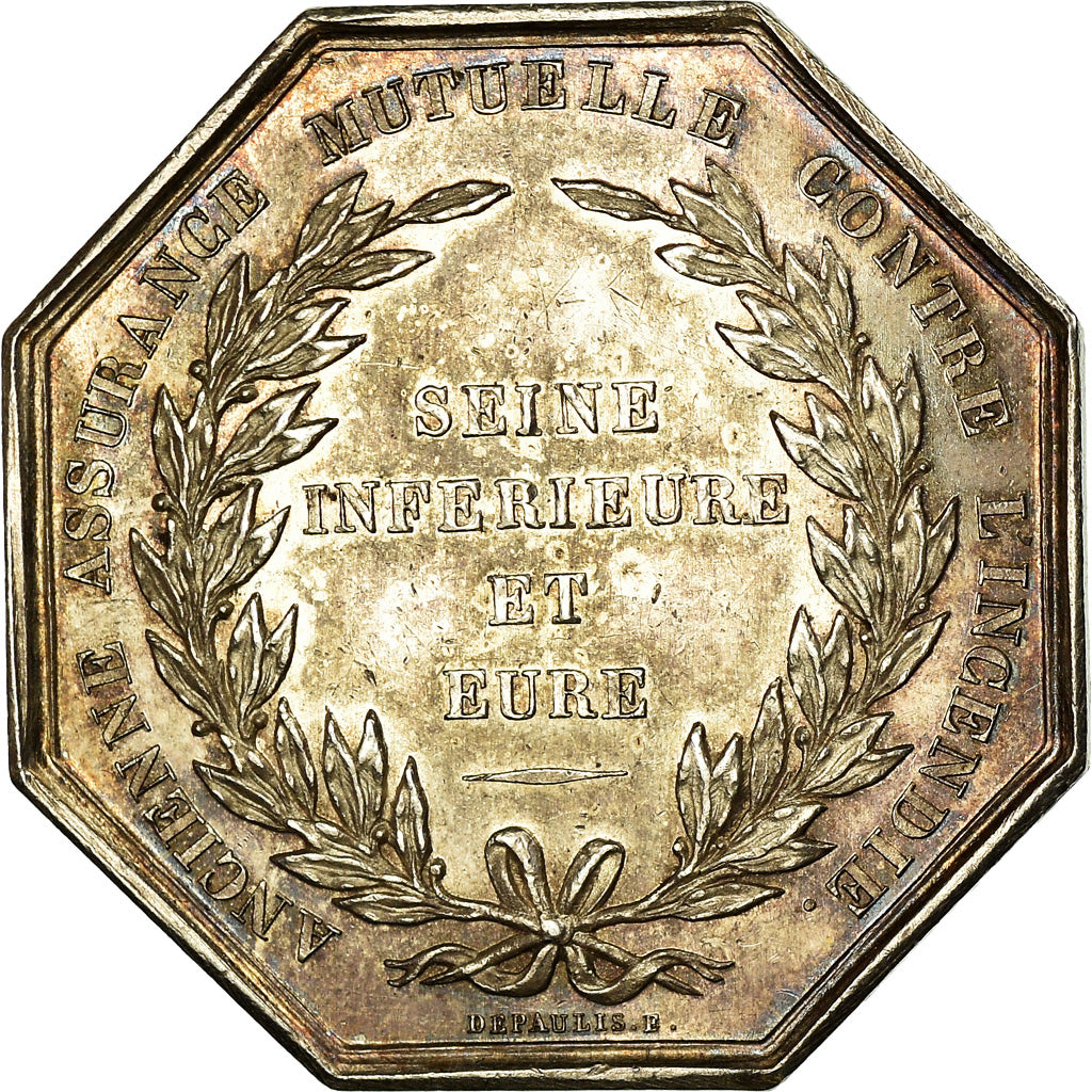 Francia, Token, Insurance, Mutuelle contre l'Incendie, Seine Inférieure et