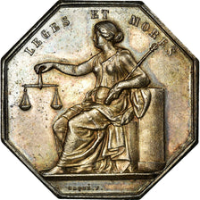 France, Token, Notaires de l'Arrondissement de Chinon, Indre et Loire, Caqué