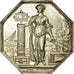 France, Token, Insurance, Seine et Oise, Incendie, 1819, Barre, MS(63), Silver