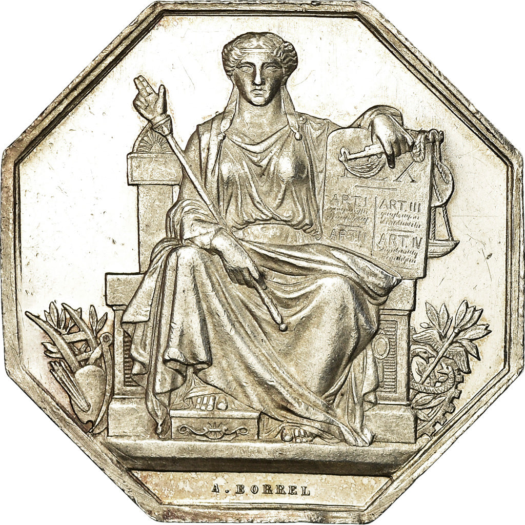 França, Token, Notaires de l'Arrondissement de Clamecy, Nièvre, Borrel.A