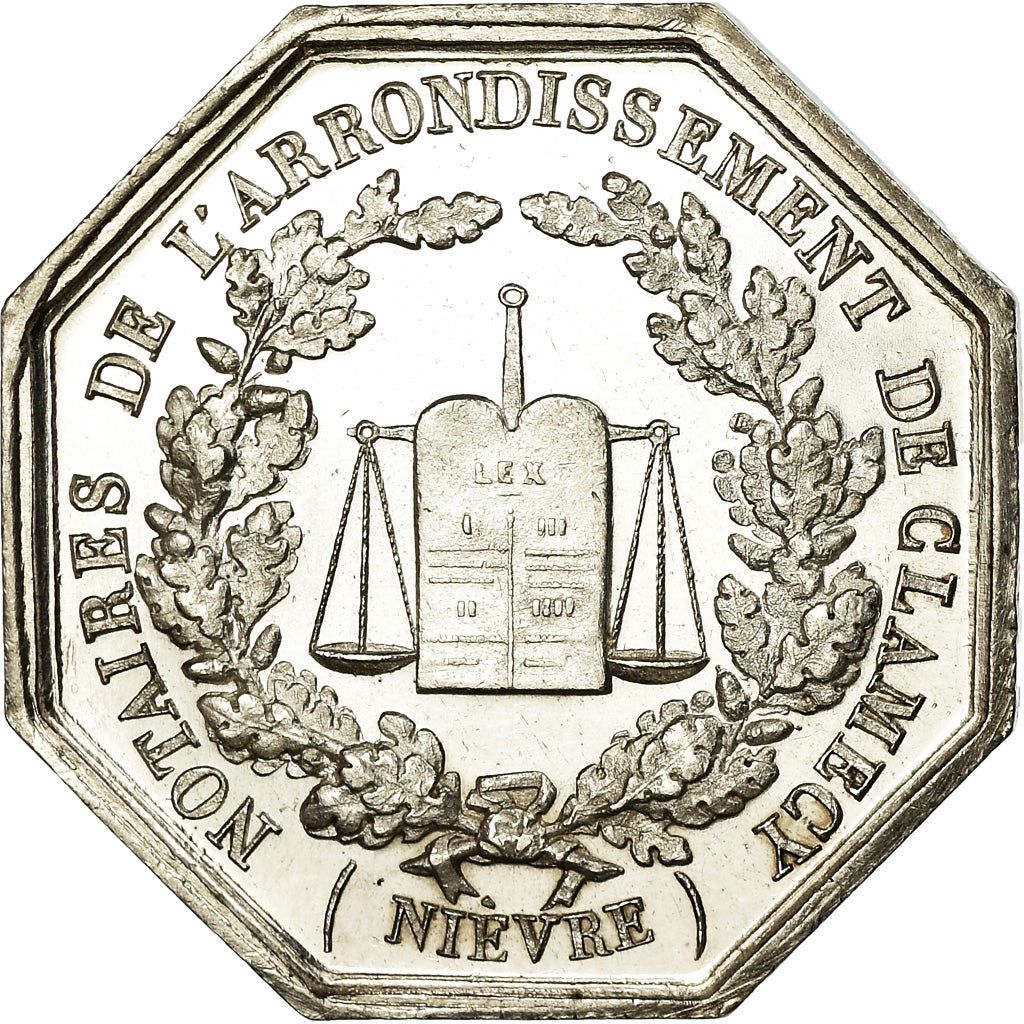França, Token, Notaires de l'Arrondissement de Clamecy, Nièvre, Borrel.A