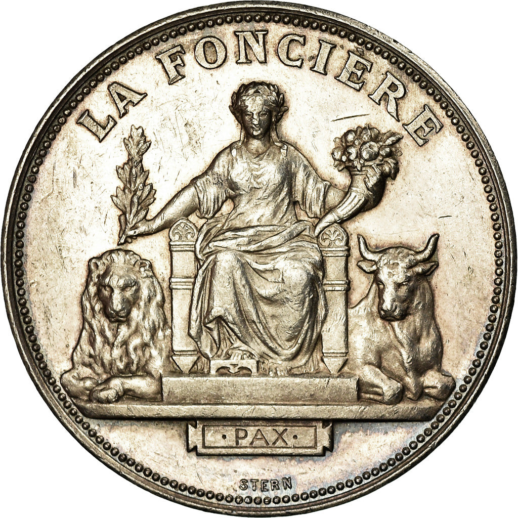 France, Jeton, Insurance, La Foncière, Stern, TTB+, Argent, Gailhouste:257