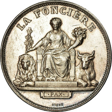 France, Jeton, Insurance, La Foncière, Stern, TTB+, Argent, Gailhouste:257