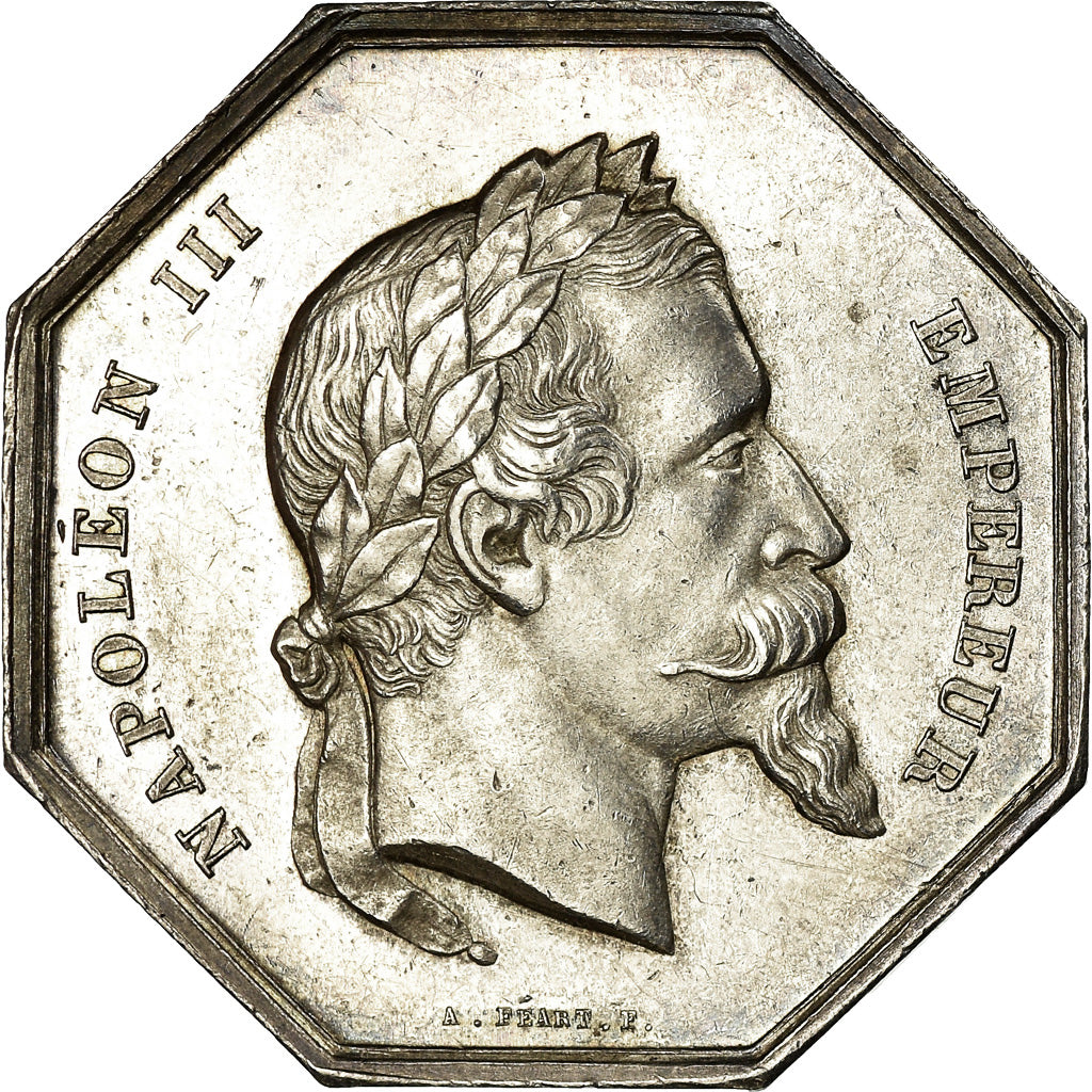 France, Token, Insurance, Napoléon III, Compagnie du Phénix, Incendie, 1819