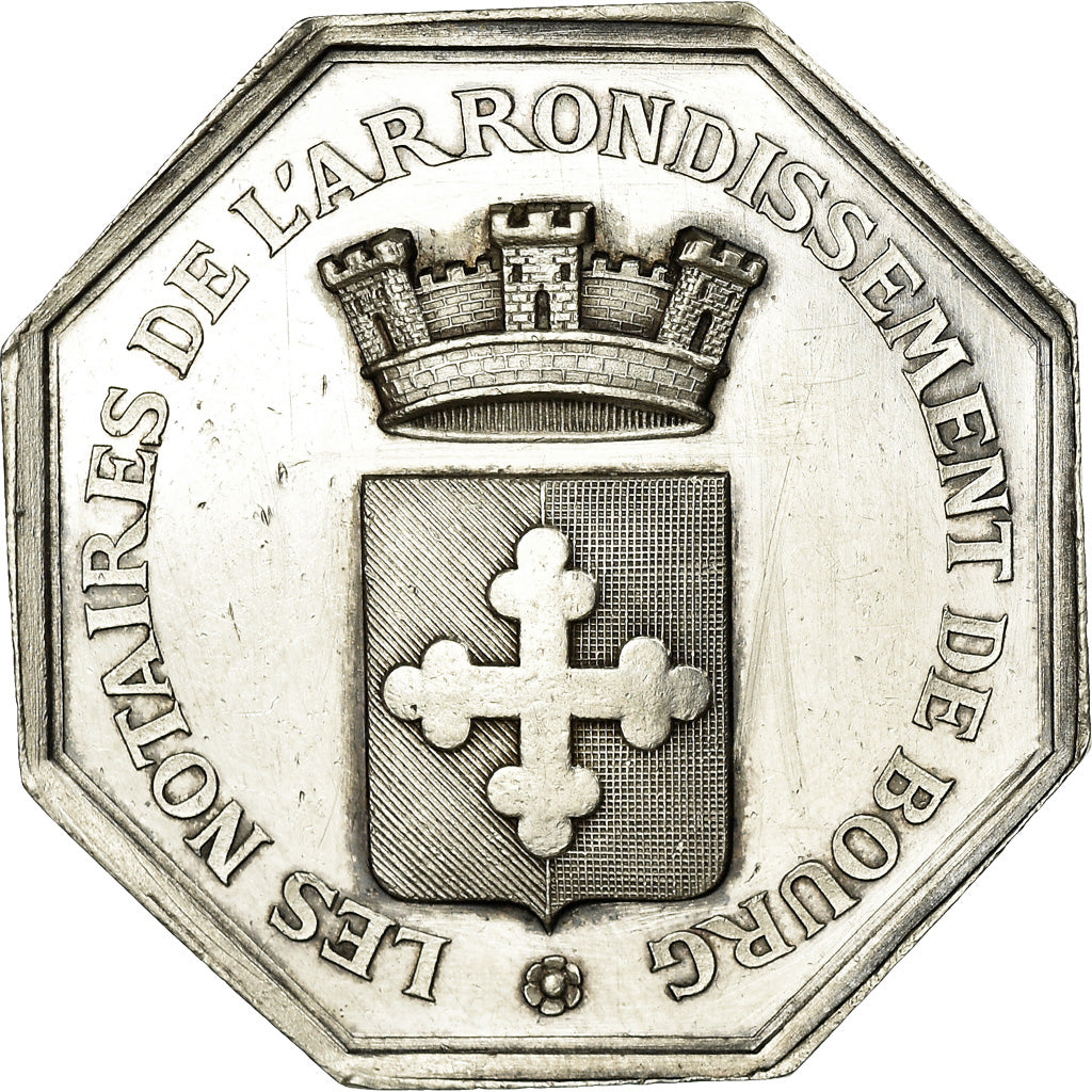 France, Token, Notaires de l'Arrondissement de Bourg, Charrasse, MS(60-62)