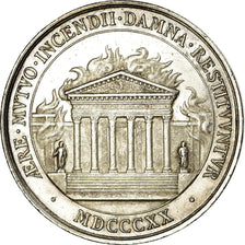 France, Token, Insurance, L'Orléanaise, Incendie, 1820, AU(55-58), Silver