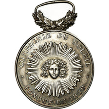 France, Jeton, Insurance, Compagnie du Soleil, Incendie, 1829, SUP, Argent