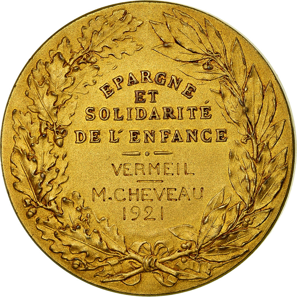 France, Token, Épargne et Solidarité de l'Enfance, 1921, Brangier, AU(55-58)
