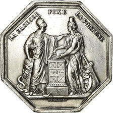 France, Medal, Savings Bank, Banque de France, An VIII, Dumarest, AU(55-58)