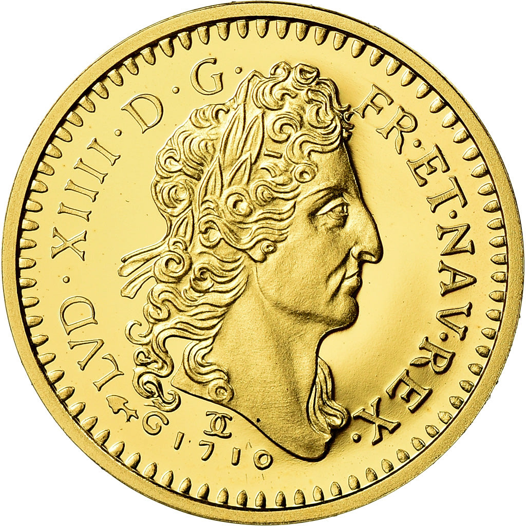 France, Medal, Réplique Double Louis d'or au soleil, History, MS(65-70), Gold