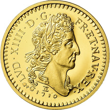France, Medal, Réplique Double Louis d'or au soleil, History, MS(65-70), Gold
