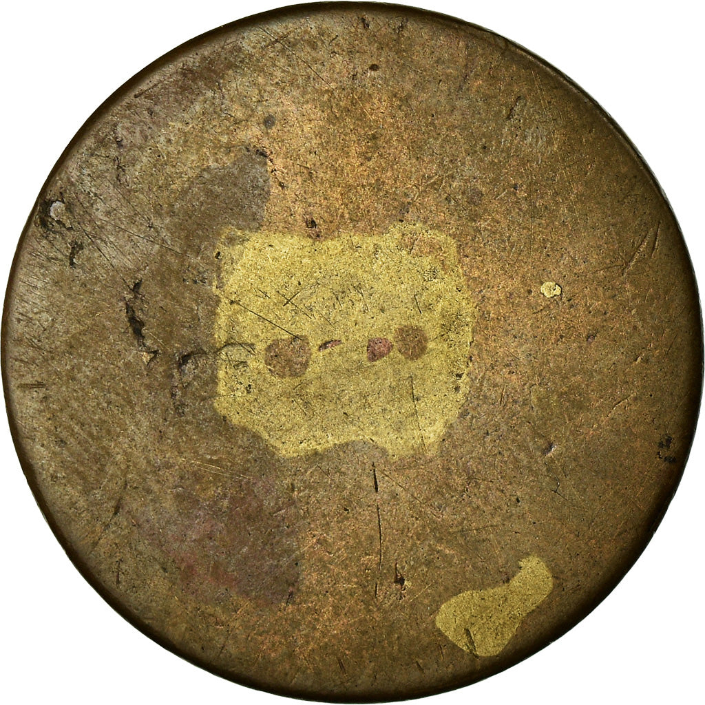 France, Token, Louis XVI, District de Salon, Uniface, History, VF(20-25), Bronze