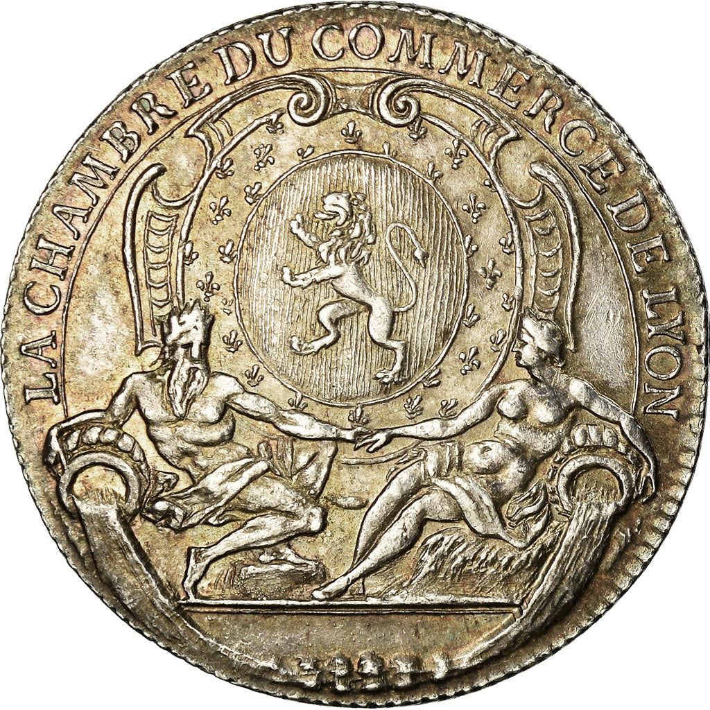 France, Token, Chambre du Commerce de Lyon, History, AU(55-58), Silver