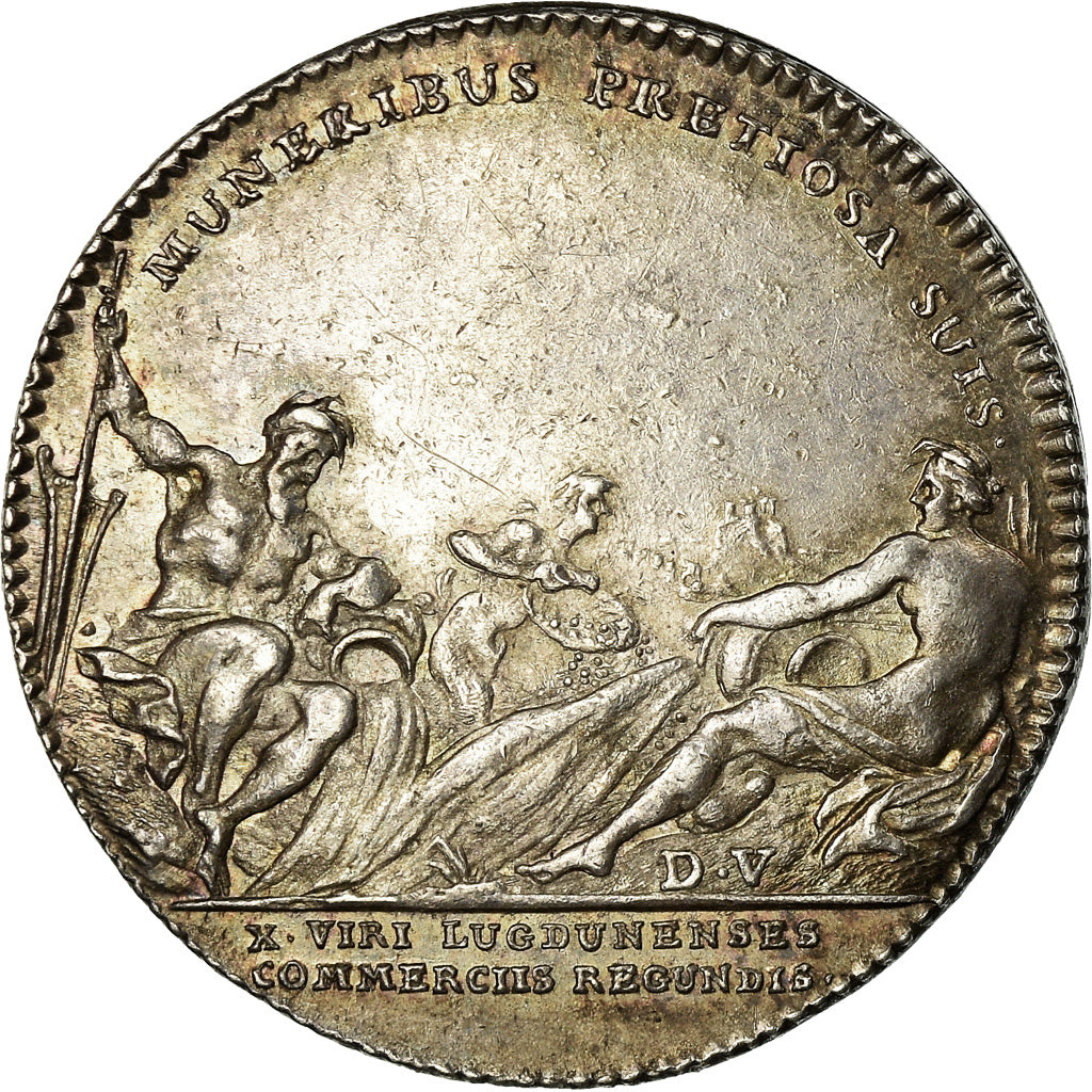 France, Token, Chambre du Commerce de Lyon, History, AU(55-58), Silver