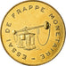 France, Medal, Essai de Frappe Monétaire, Pessac, MS(63), Copper Gilt