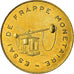 France, Medal, Essai de Frappe Monétaire, Pessac, MS(63), Copper Gilt