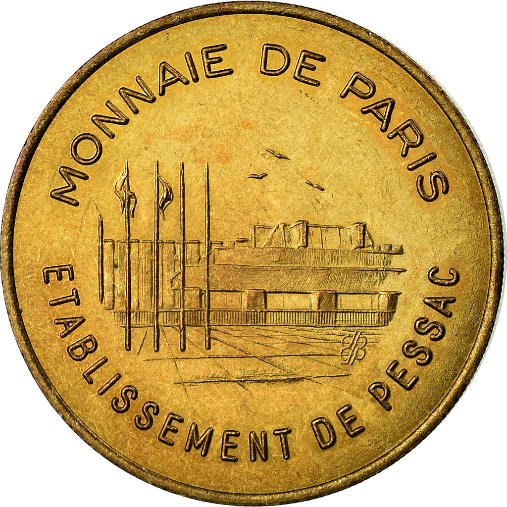 France, Médaille, Essai de Frappe Monétaire, Pessac, SUP+, Copper Gilt