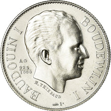Belgium, Medal, Le roi Baudouin Ier, 1980, Thiébaud, MS(65-70), Silver