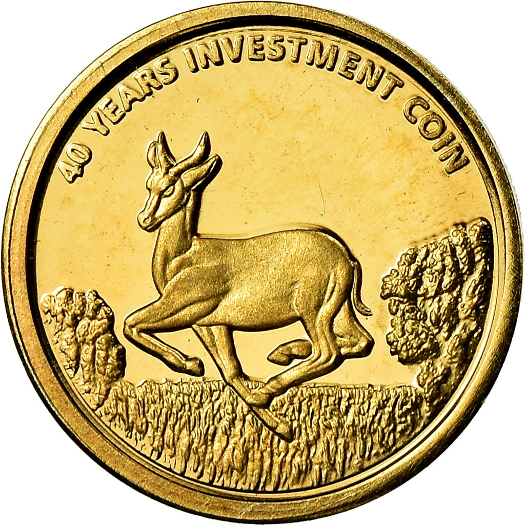 Afrique du Sud, Médaille, Krüger, 40 years Investment Coin, FDC, Or