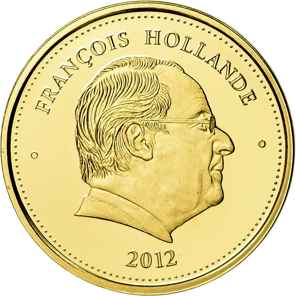 France, Medal, François Hollande, Président de la République, 2012